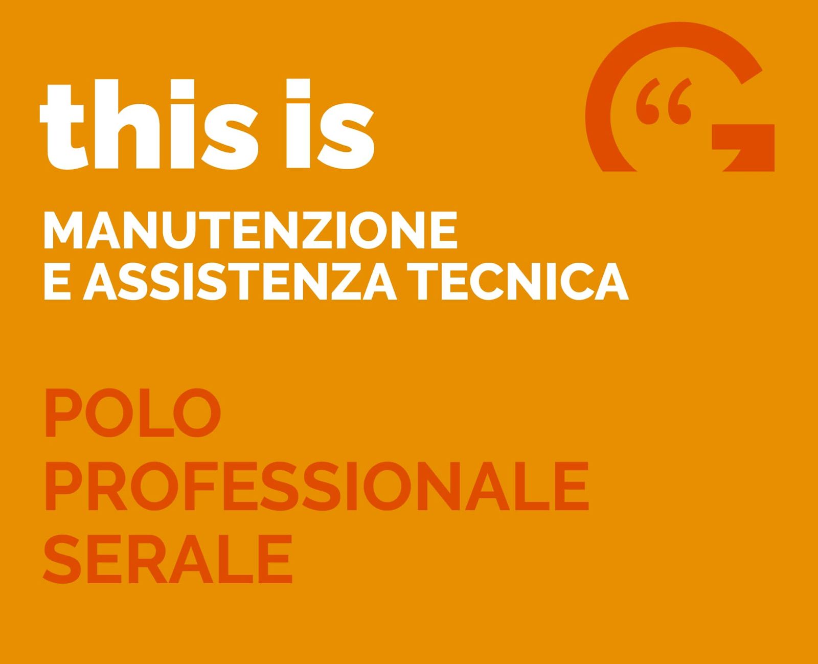 Manutenzione e Assistenza Tecnica - Corso di formazione Serale - POLO PROFESSIONALE